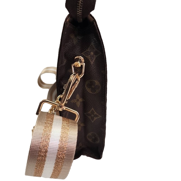 Authentic LOUIS VUITTON vintage monogram poche toilette 26 pouch crossbody bag - Picture 7 of 10